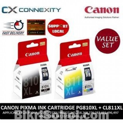 New Canon 810 XL & 811 XL Original Ink Set Cartridge